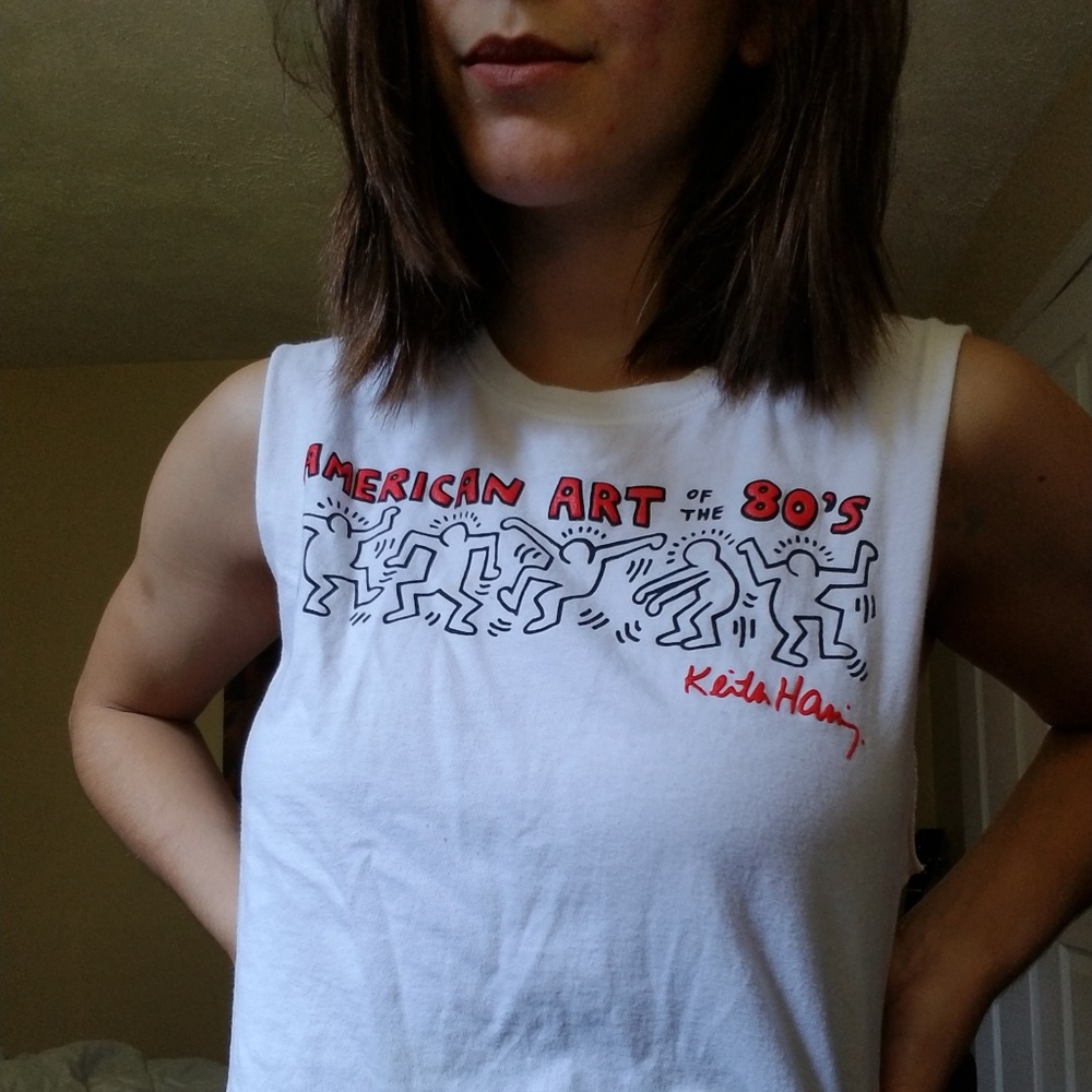 Vintage Keith Haring crop!